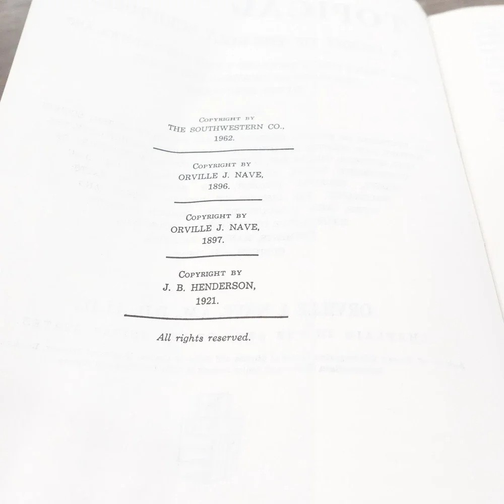 Nave's Topical Bible Orville J.‎ Nave Southwestern Black Faux Leather 1962